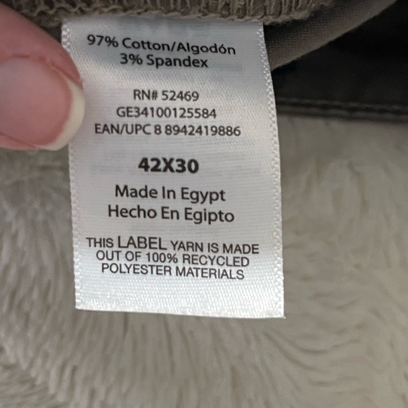 George Men's Chinos in Dark Gray Khaki 42x30 - Picture 4 of 4